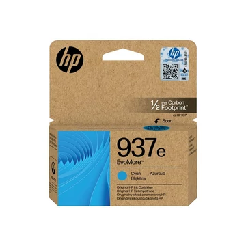 HP 4S6W6NE Tintapatron Cyan 1.650 oldal kapacitás No.937e EvoMore HP 4S6W6NE Tintapatron Cyan 1.650 oldal kapacitás No.937e EvoMore