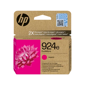 HP 4K0U8NE Tintapatron Magenta 800 oldal kapacitás No.924e EvoMore HP 4K0U8NE Tintapatron Magenta 800 oldal kapacitás No.924e EvoMore