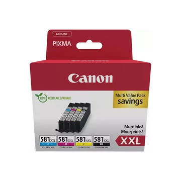 Canon CLI-581XXL Tintapatron Multipack 4x11,7 ml Canon CLI-581XXL Tintapatron Multipack 4x11,7 ml