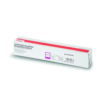Oki C310/330/510/530/MC351 Toner Magenta 2000 oldalra Oki C310/330/510/530/MC351 Toner Magenta 2000 oldalra