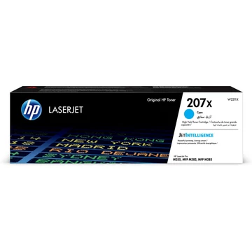 HP W2211X Toner Cyan 2.450 oldal kapacitás No.207 HP W2211X Toner Cyan 2.450 oldal kapacitás No.207