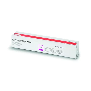 Oki C301/C321 Toner Magenta 1500 oldalra Oki C301/C321 Toner Magenta 1500 oldalra