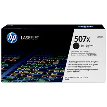 HP CE400X Toner Black 11.000 oldal kapacitás No.507X HP CE400X Toner Black 11.000 oldal kapacitás No.507X