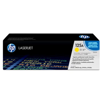 HP CB542A Toner Yellow 1.400 oldal kapacitás No.125A HP CB542A Toner Yellow 1.400 oldal kapacitás No.125A