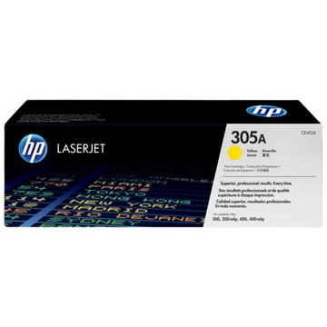 HP CE412A Toner Yellow 2.600 oldal kapacitás No.305A HP CE412A Toner Yellow 2.600 oldal kapacitás No.305A