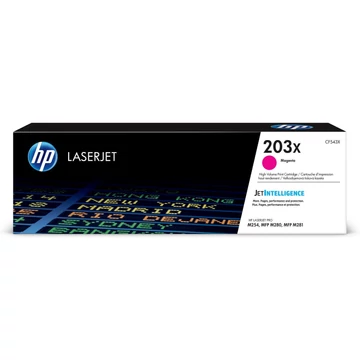 HP CF543X Toner Magenta 2.500 oldal kapacitás No.203X HP CF543X Toner Magenta 2.500 oldal kapacitás No.203X