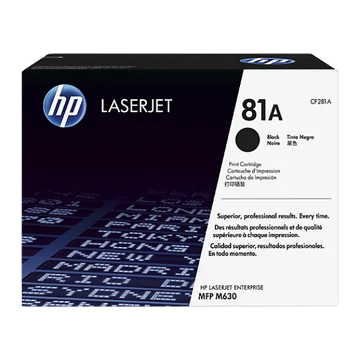 HP CF281A Toner Black 10.500 oldal kapacitás No.81A HP CF281A Toner Black 10.500 oldal kapacitás No.81A