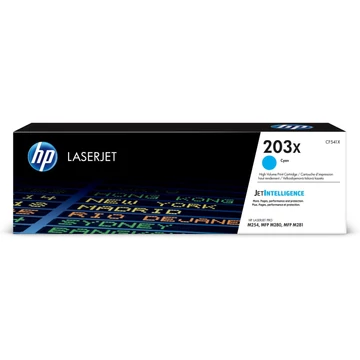 HP CF541X Toner Cyan 2.500 oldal kapacitás No.203X HP CF541X Toner Cyan 2.500 oldal kapacitás No.203X