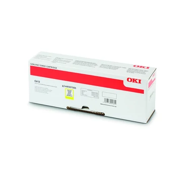 Oki C612 Toner Sárga 6000 oldalra Oki C612 Toner Sárga 6000 oldalra