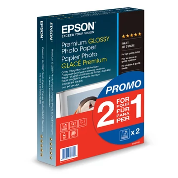 Epson prémium fényes fotópapír (10x15, 2x40 lap, 255g) Epson prémium fényes fotópapír (10x15, 2x40 lap, 255g)