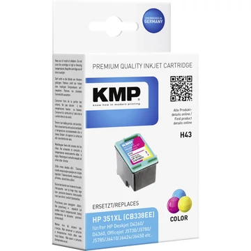 Utángyártott HP CB338EE Tintapatron Color No.351XL KMP Utángyártott HP CB338EE Tintapatron Color No.351XL KMP