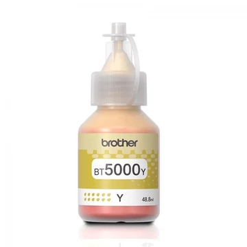 Brother BT5000Y Tintatartály Yellow 48,8 ml 5.000 oldal kapacitás Brother BT5000Y Tintatartály Yellow 48,8 ml 5.000 oldal kapacitás