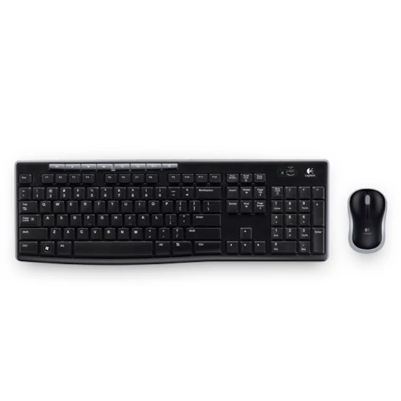 Logitech MK270 vezeték nélküli Billentyűzet + egér, fekete