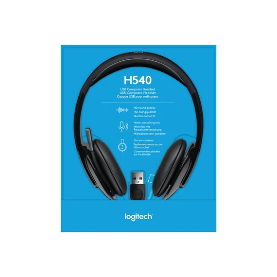 HDS Logitech H540 Headset - Fekete