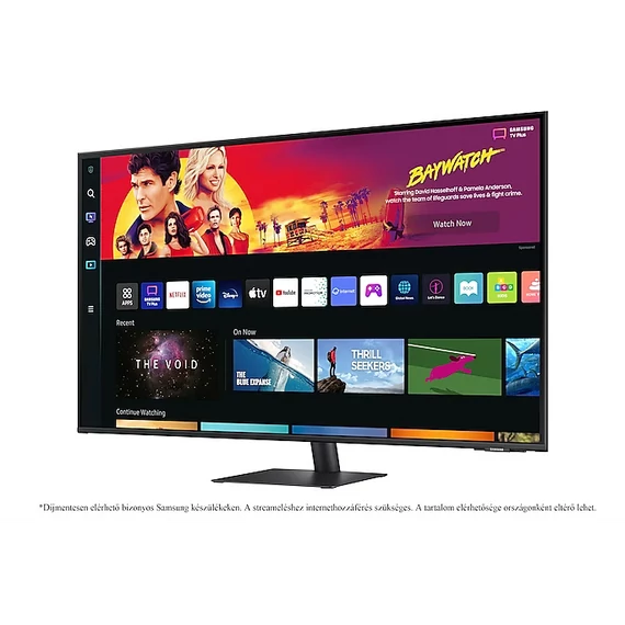 SAMSUNG M7 LS43BM700UPXEN Smart Monitor - 43", VA, 4K UHD, 60 Hz, 4 ms, Fekete