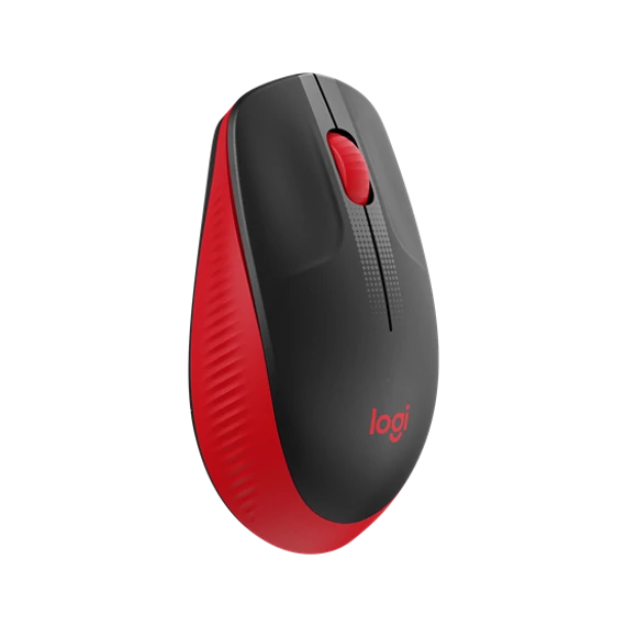 Logitech M190 vezeték nélküli, piros, egér