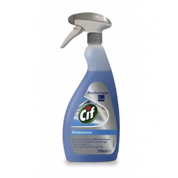 Cif Professional Window & Multi Surface Cleaner 750ml
Ablak és felülettisztítószer