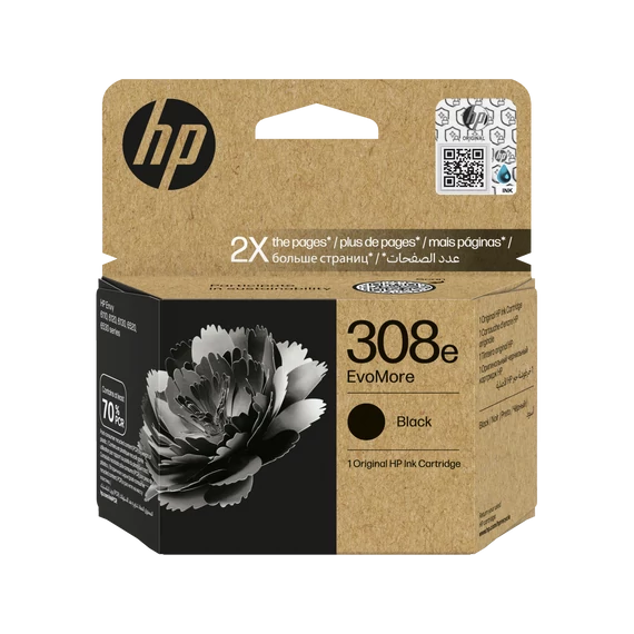 HP 7FP22UE Tintapatron Black 320 oldal kapacitás No.308 EvoMore