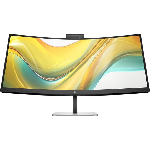 HP S5 Pro 534pm 34", Anti-Glare, IPS, Black&Silver, 21:9, 3440x1440@120Hz, 5ms, 178°/178°, 400nits,  4000:1, 110PPI, 2xUSB-C, 3xUSB-A, 1xUSB-B, 1xRJ-45, 1xHDMI, 1xDP HDCPSupport, Camera,hangszóró,Vesa
