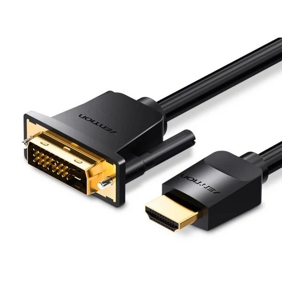 Vention HDMI -> DVI, (fekete), 3m, kábel