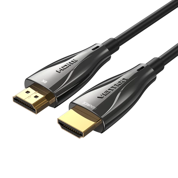 Vention HDMI -> HDMI HD, (8K, optikai kábel, fekete, 48Gbps), 100m, kábel