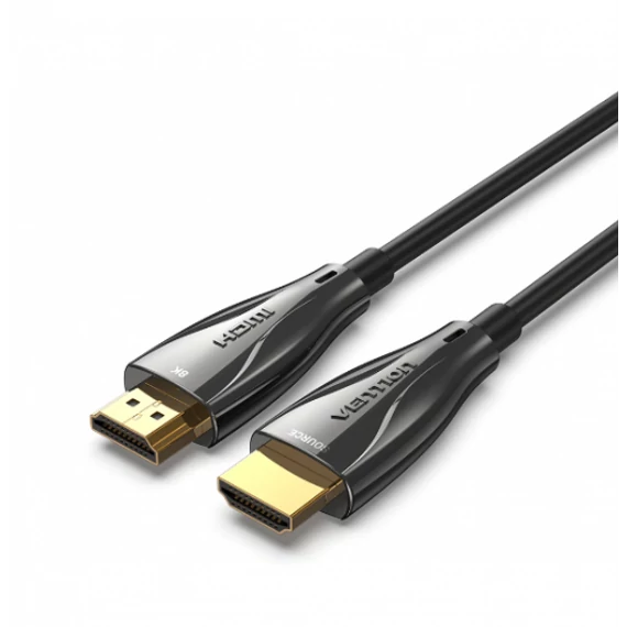 Vention HDMI/M -> HDMI/M HD, (8K, optikai kábel, fekete, 1080P@160Hz /2K@144Hz /4K@120Hz / 8K@60Hz, Átviteli sebesség: 48Gbps), 50m, kábel