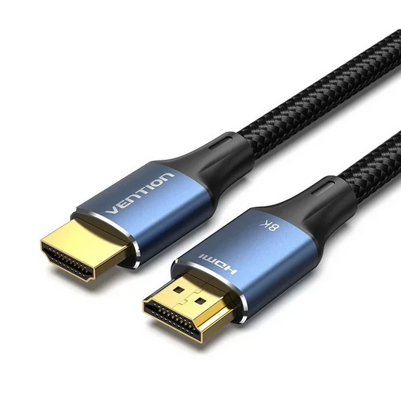 Vention HDMI/M -> HDMI/M (8K, alu, kék), 1m, kábel