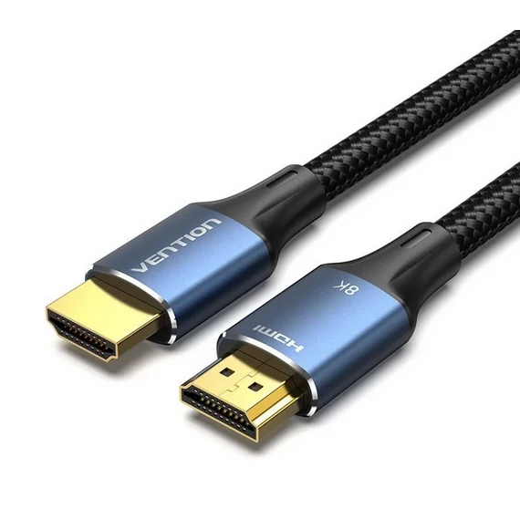 Vention HDMI/M -> HDMI/M (8K, alu, kék), 3m, kábel