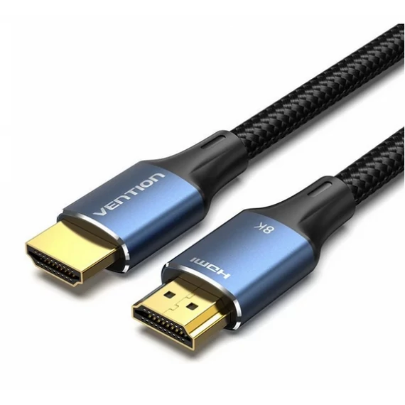 Vention HDMI/M -> HDMI/M (8K, alu, kék), 5m, kábel
