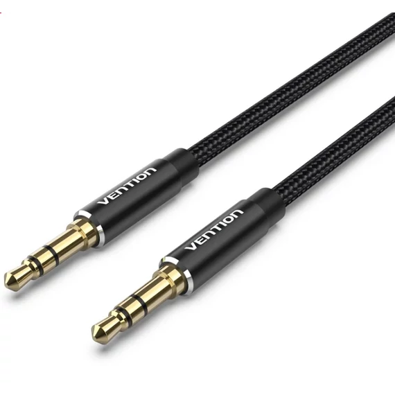 Vention 3.5mm jack/M ->  3.5mm jack/M,  (audio,szövet), 2m, kábel
