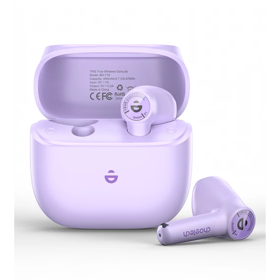 Choetech BH-T19 TwinkleMinis ENC TWS (Lila), Fülhallgató