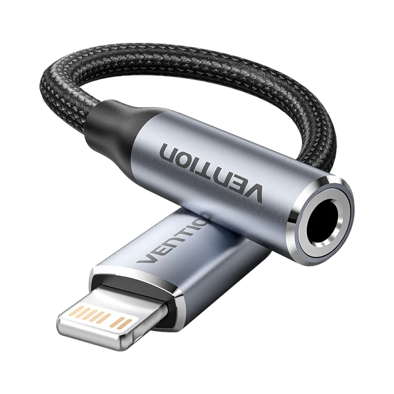 Vention 3.5mm jack/F -> Lightning, 0,1m, kábel