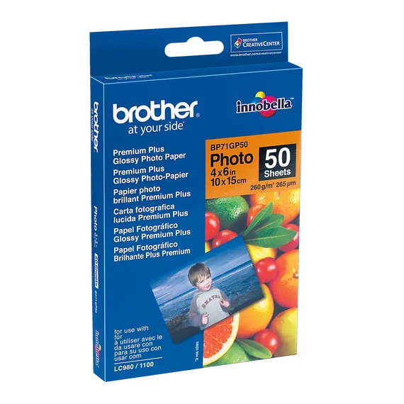 Brother Premium Plus fotópapír 10x15cm/260gm