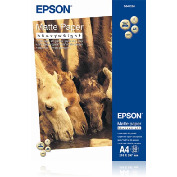 Epson matt vastag fotópapír (A4, 50 lap, 167g)