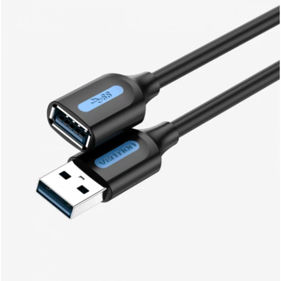 Vention USB-A 3.0/M -> USB-A 3.0/F,  (hosszabbító,PVC), 2m, kábel