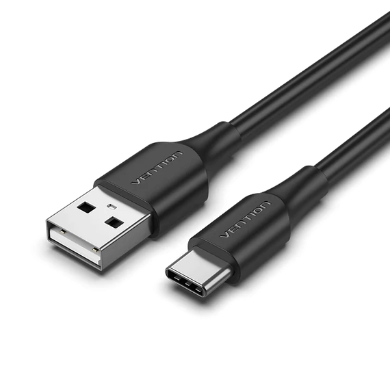 Vention USB-A 2.0/M -> USB-C/M, 2m,(3A,fekete), kábel