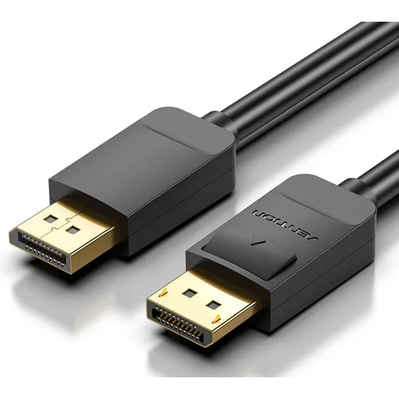 Vention Displayport, fekete, 1m, kábel