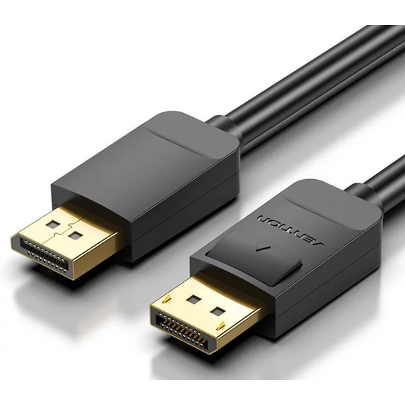 Vention Displayport, fekete, 5m, kábel