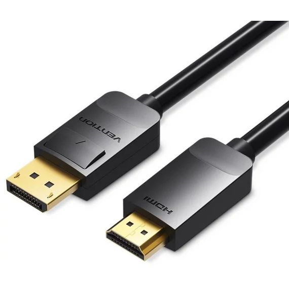 Vention Displayport -> HDMI, (fekete), 2m, kábel