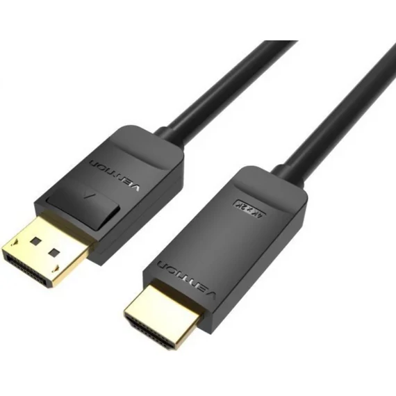 Vention Displayport 4K -> HDMI, (fekete), 1m, kábel