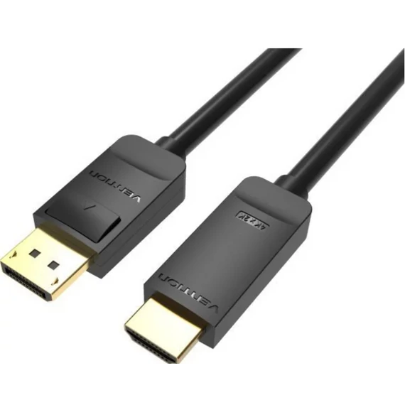 Vention Displayport 4K -> HDMI, (fekete), 1,5m, kábel