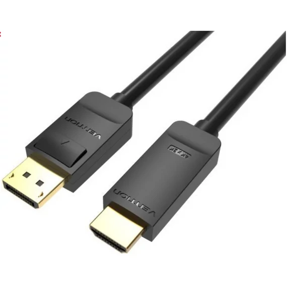 Vention Displayport 4K -> HDMI, (fekete), 2m, kábel