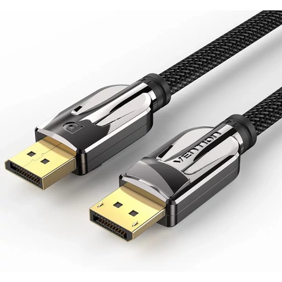 Vention Displayport/M -> Displayport/M (fekete), 3m,  kábel
