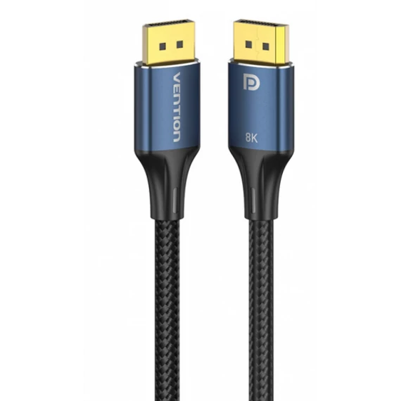 Vention DisplayPort/M (8K,HD, szövet, alu), 2m, kábel