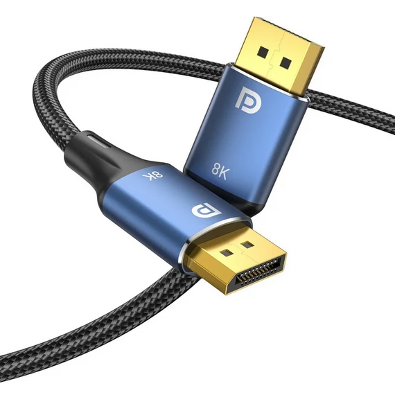 Vention DisplayPort/M (8K,HD, szövet, alu), 5m, kábel