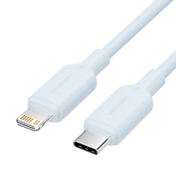 Vention USB-C 2.0 -> Lightning, (3A, blue) 1m, kábel