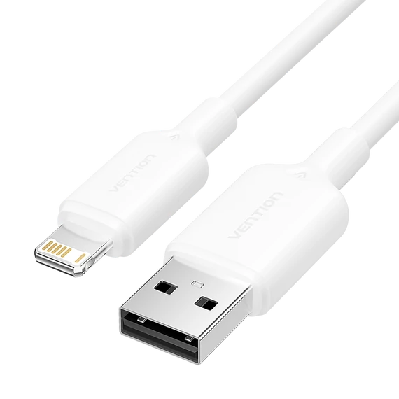 Vention USB-A 2.0 -> Lightning, (2,4A, fehér) 1m, Vention