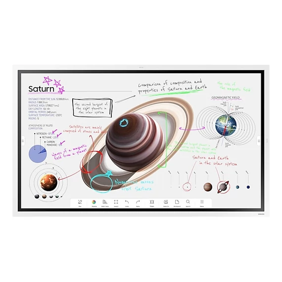 Samsung  Interaktív kijelző 65 WM65B Flip Pro 16/7, Tizen, UHD, 350