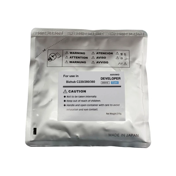 Utángyártott MINOLTA DV311C Developer Cyan CT