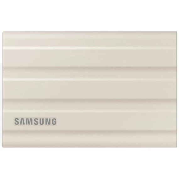 SAMSUNG SSD Külső, 2TB, T7 Shield, Bézs, USB 3.2